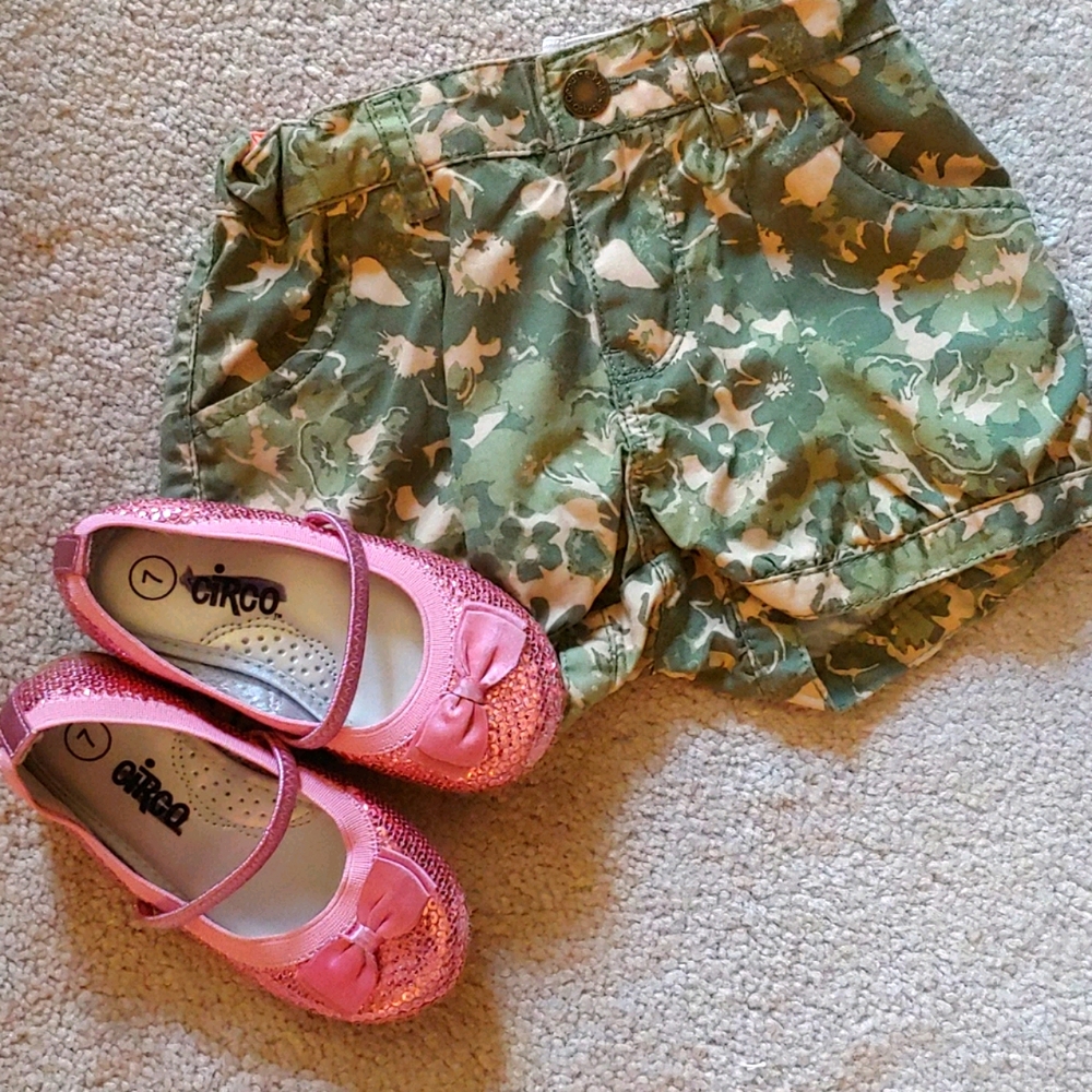 Princess shoes and adorable shorts